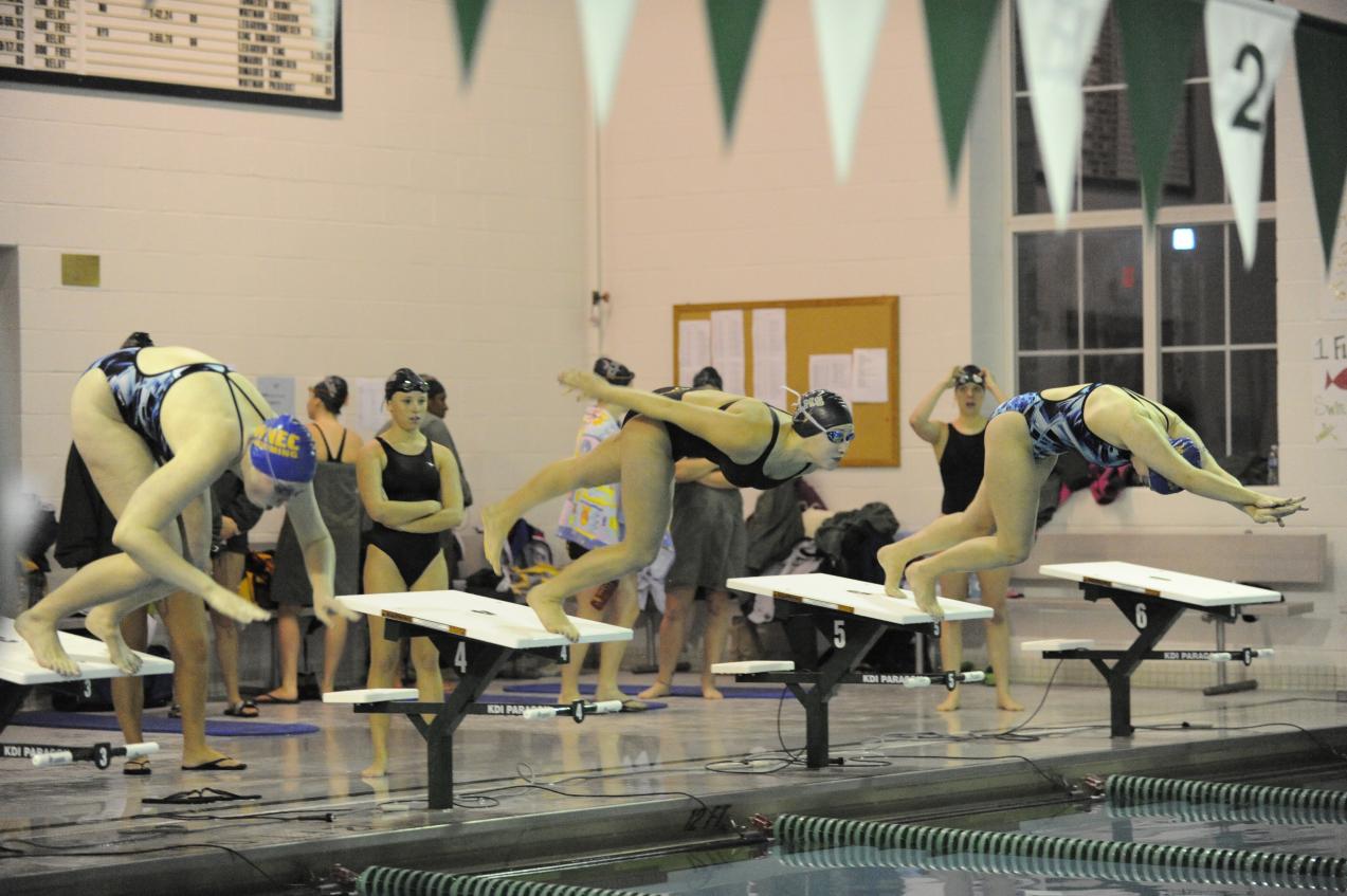 Men’s and Women’s Swimming Complete Action at the NEISDA Championships