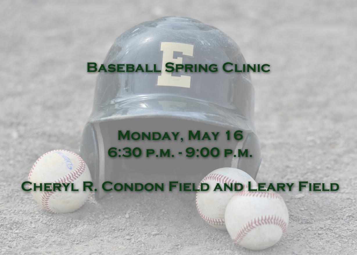 Baseball to Host Spring Clinic
