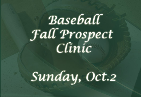 Baseball to Host Fall Prospect Clinic