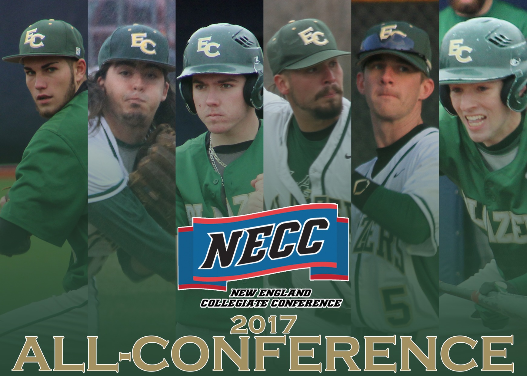 Baseball Places Six On All-Conference Teams