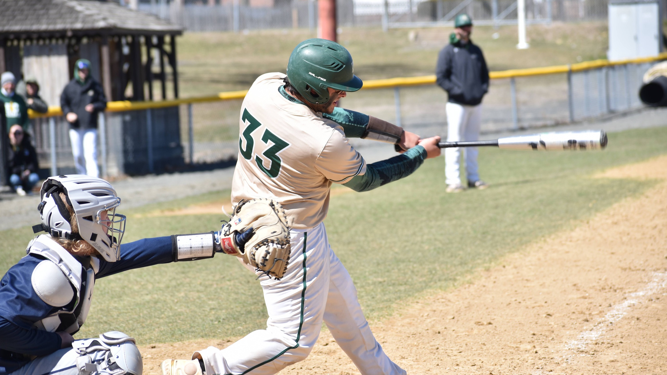 Baseball Splits Doubleheader with Chatham to Earn Their First Win of the Season