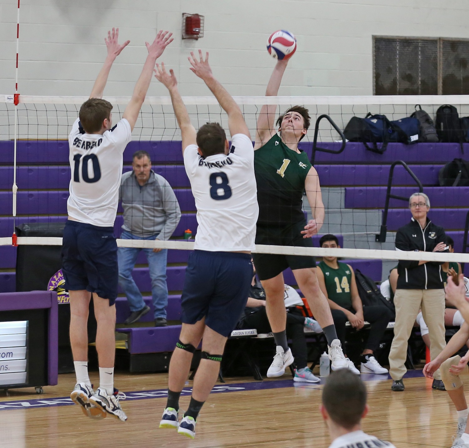 #13 Men’s Volleyball Falls To St. Francis Brooklyn in Five Set Thriller
