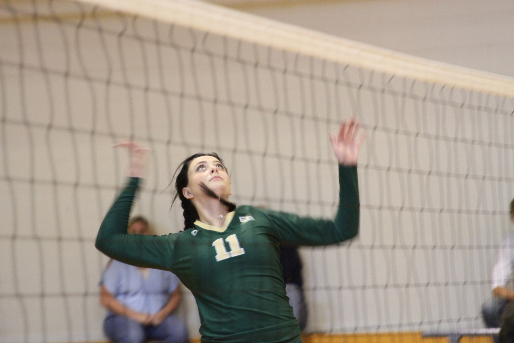 Redding Becomes Program's All-Time Kills Leader In 3-0 Win Over Bridgewater State