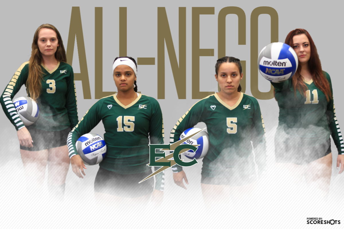 Four Blazers Earn Women's Volleyball All-NECC Honors