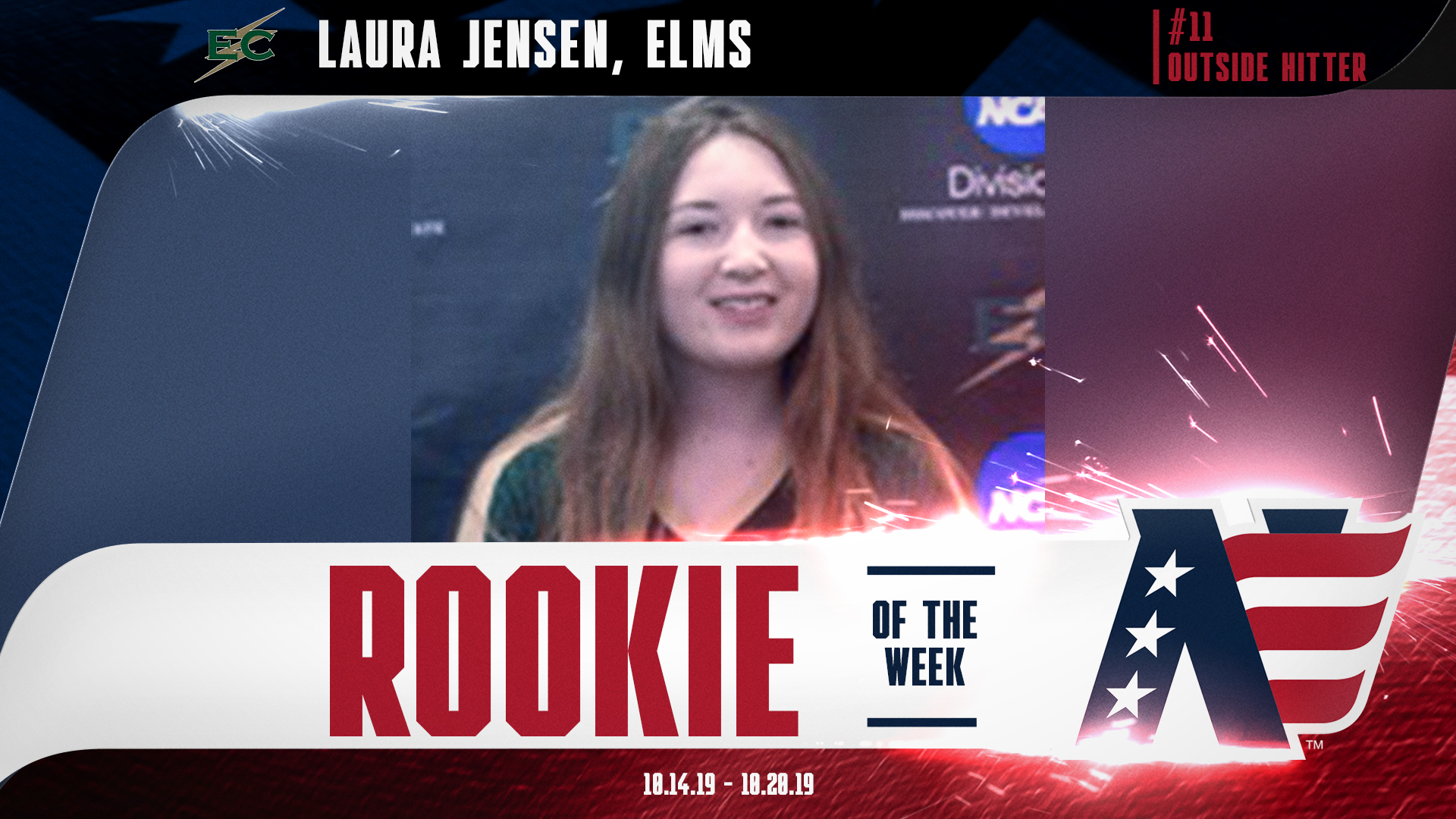 Jensen Selected Conference Rookie Of The Week