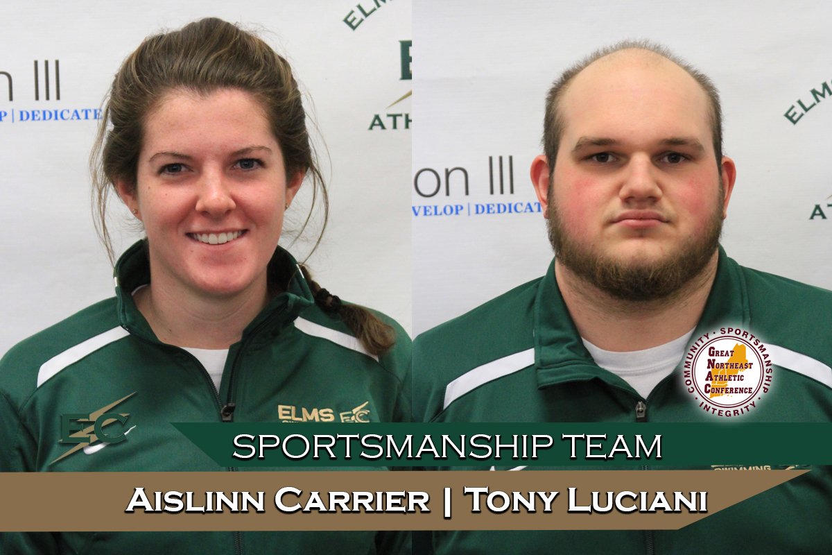 Carrier, Luciani Selected To GNAC Sportsmanship Team
