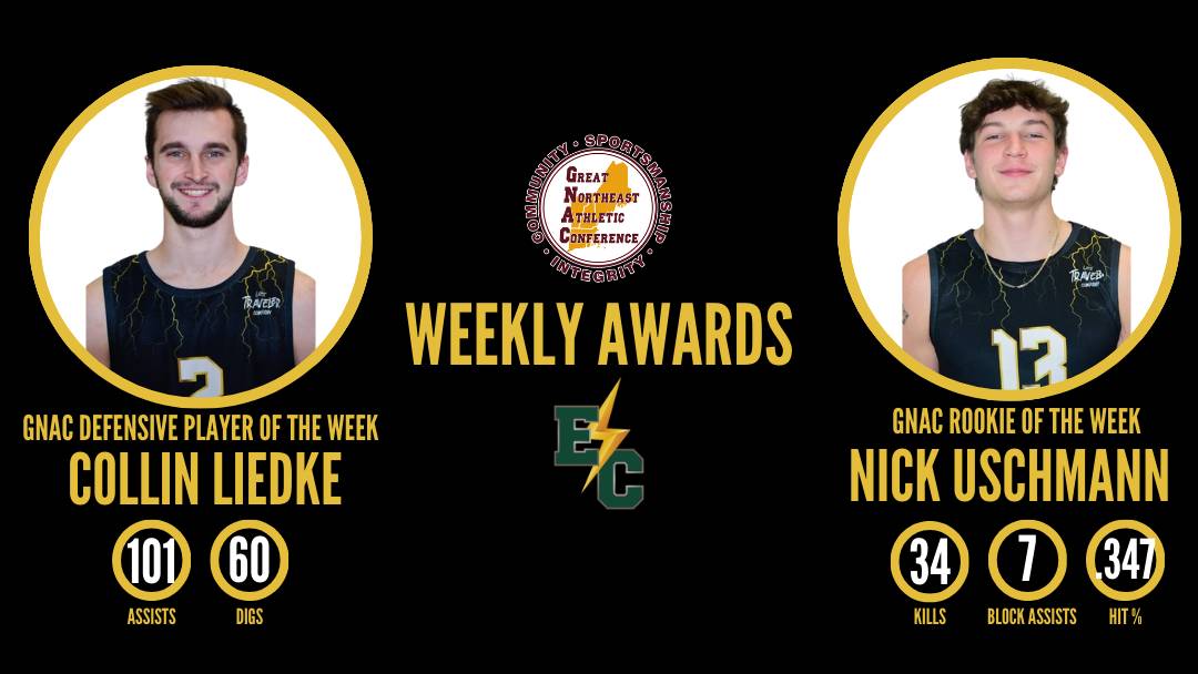 Liedke and Uschmann Take Home Weekly Awards