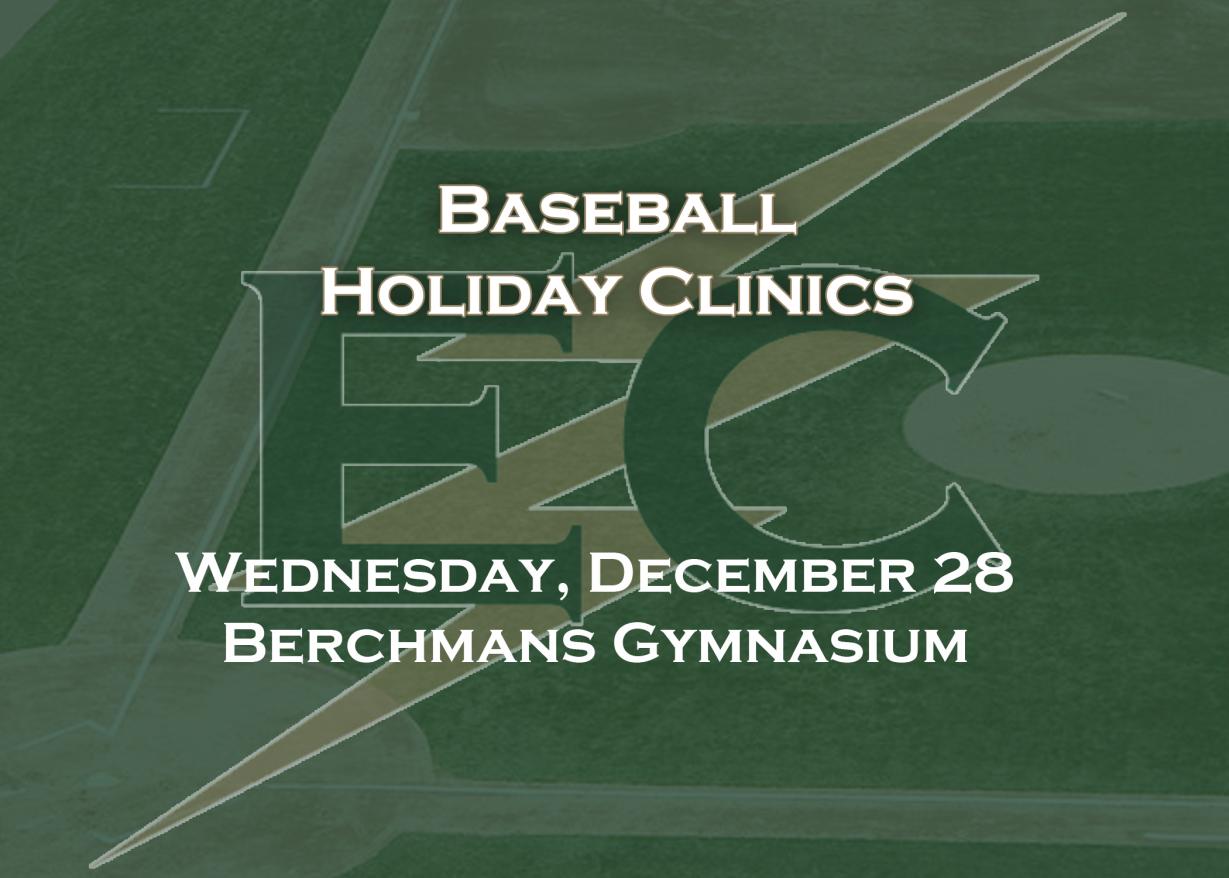 Baseball to Host Holiday Clinic