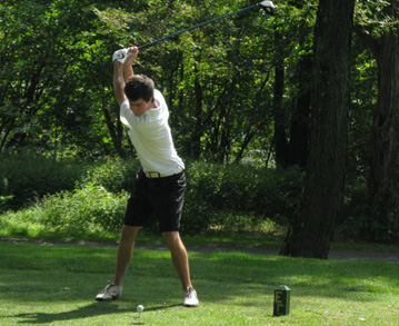 Men’s Golf in Third Place Following Day One of NECC Championship