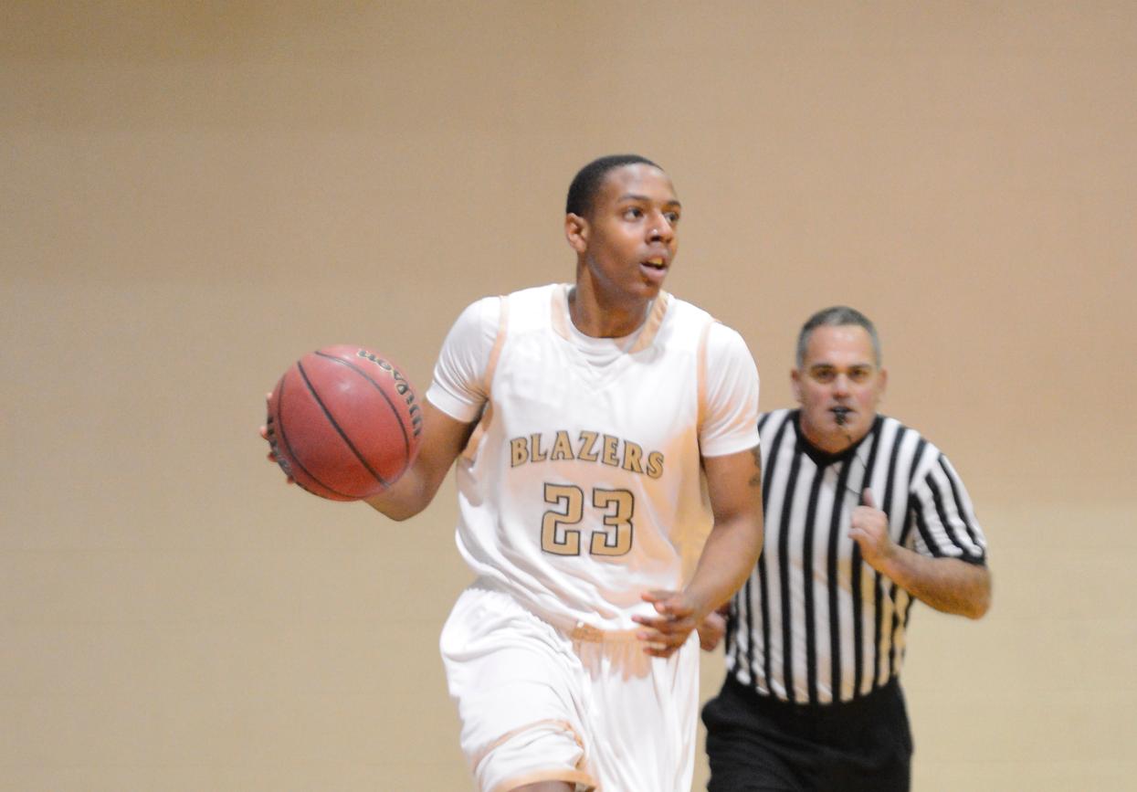 Four Blazers Score in Double Figures as Men’s Basketball Downs Wheelock College, 89-40