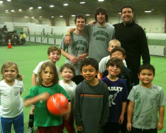 Men’s Soccer Completes Amherst Youth Soccer Winter Indoor Camp