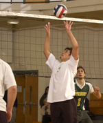 Men's Volleyball Rolls To Three Wins At York Tournament