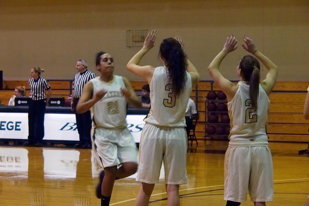 Five Players Score in Double Figures as Women’s Basketball Roars Past Bay Path College 81-63