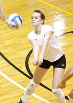 Women’s Volleyball Swept At MCLA, 3-0