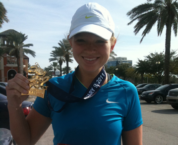 Women’s Cross Country Runner Jennifer Cicero Completes Her First-Ever Marathon