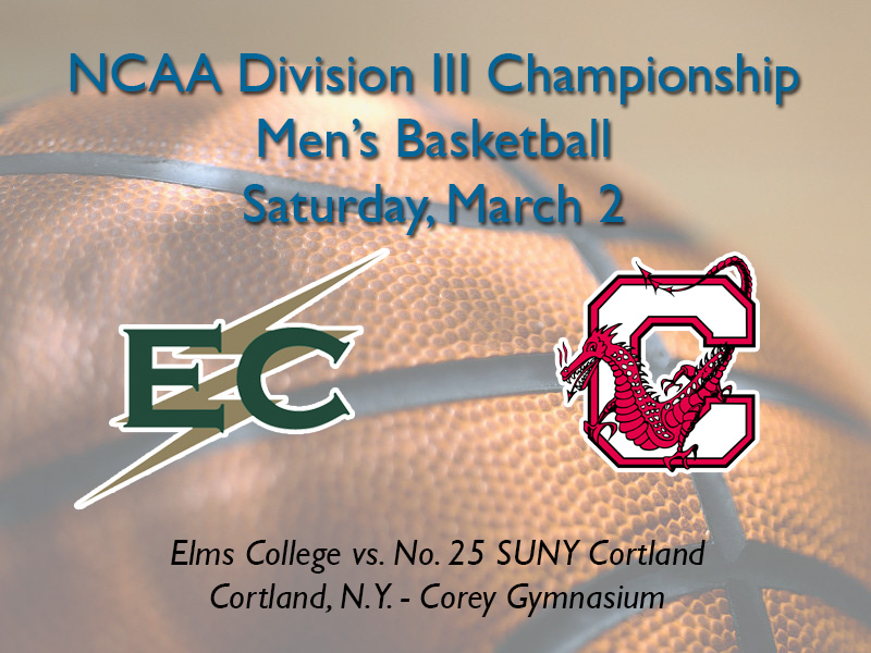 Men’s Basketball to Play No. 25 SUNY Cortland in NCAA Division III Championship First Round