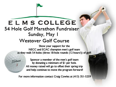 Men's Golf To Host 54 Hole Marathon Fundraiser