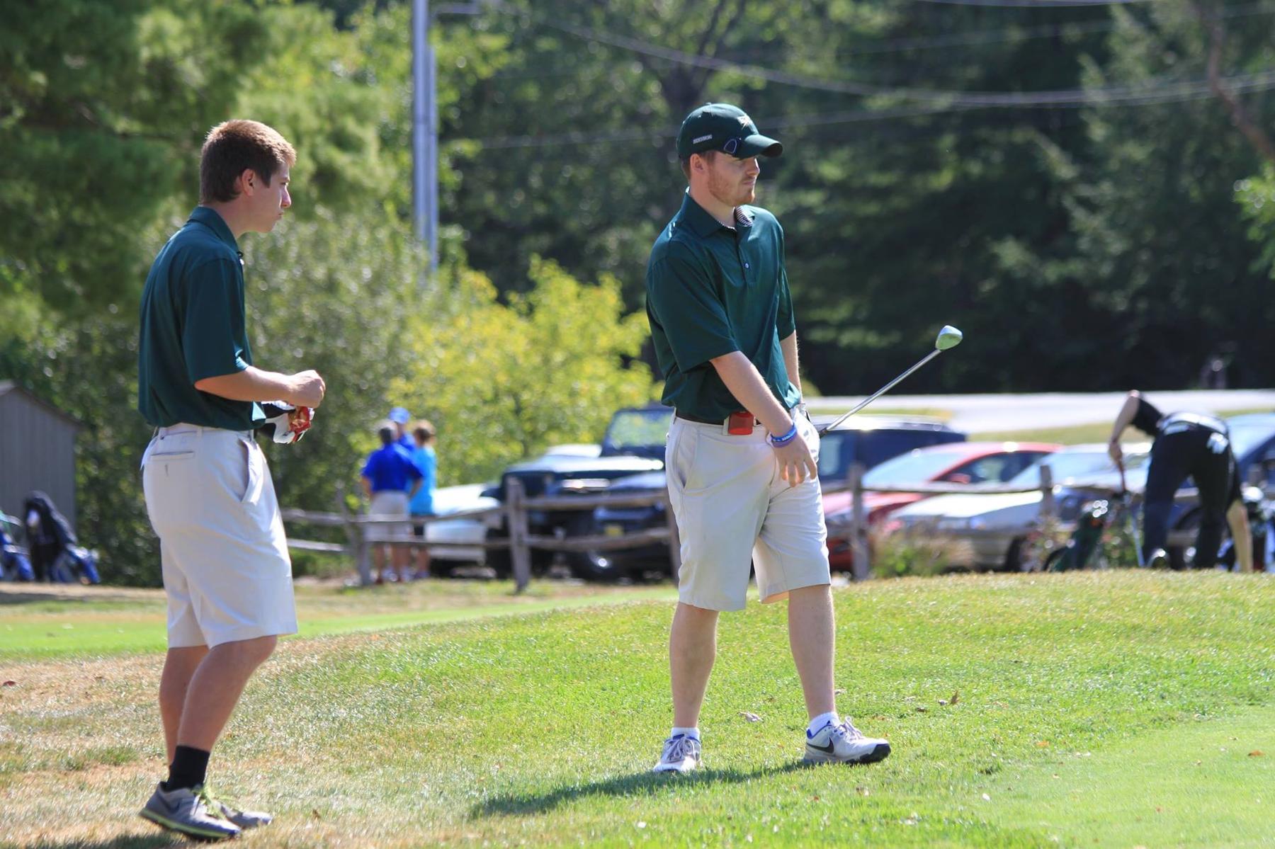 Men's Golf 16th After 18 Holes At Williams Invitational