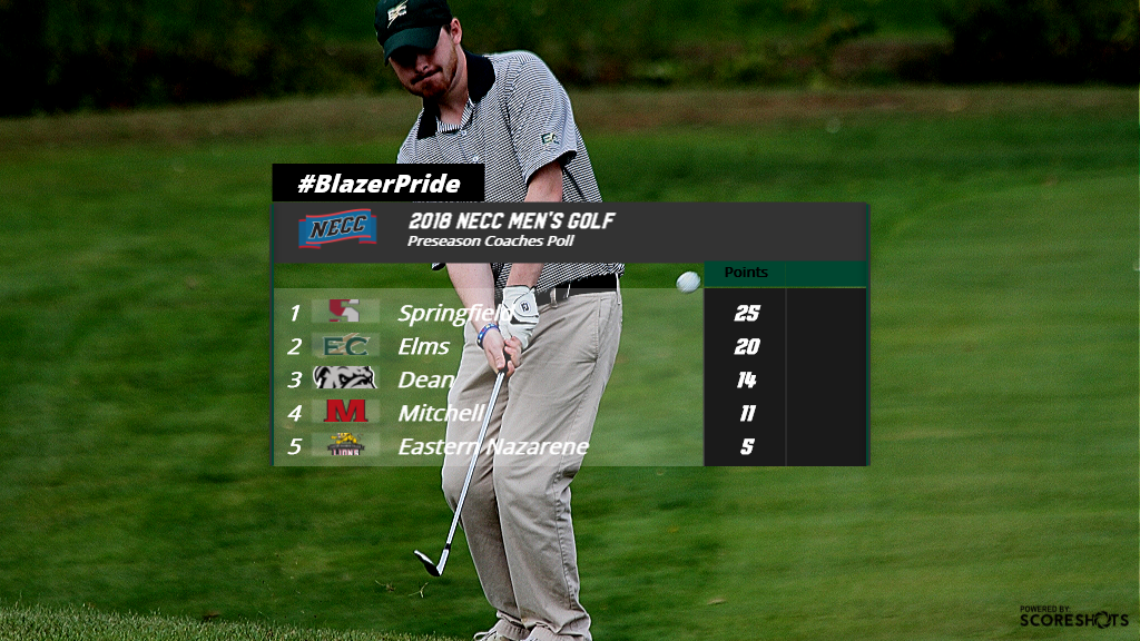 Elms Golf Picked Second In NECC Poll