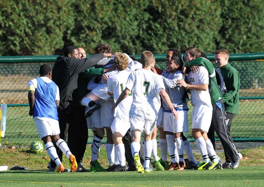 Men's Soccer Advances to Title Game with Double OT Win