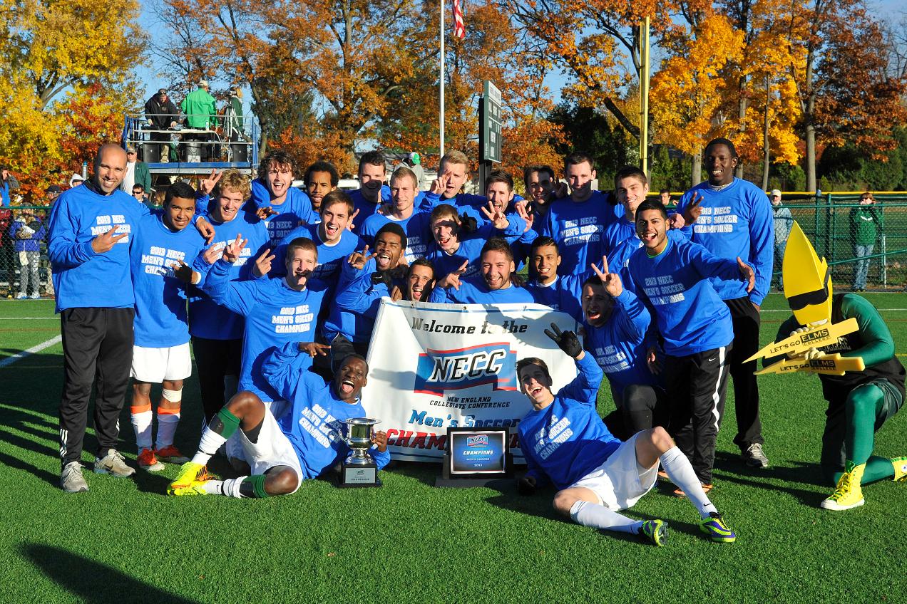 Men’s Soccer Captures Second Straight NECC Championship, Bests Newbury College, 5-0