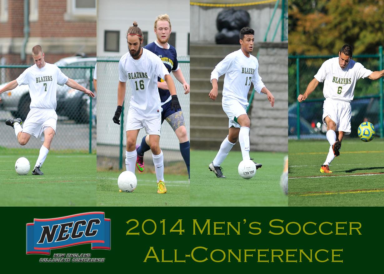 O'Grady Named NECC Player of the Year as Five Blazers Earn All-Conference