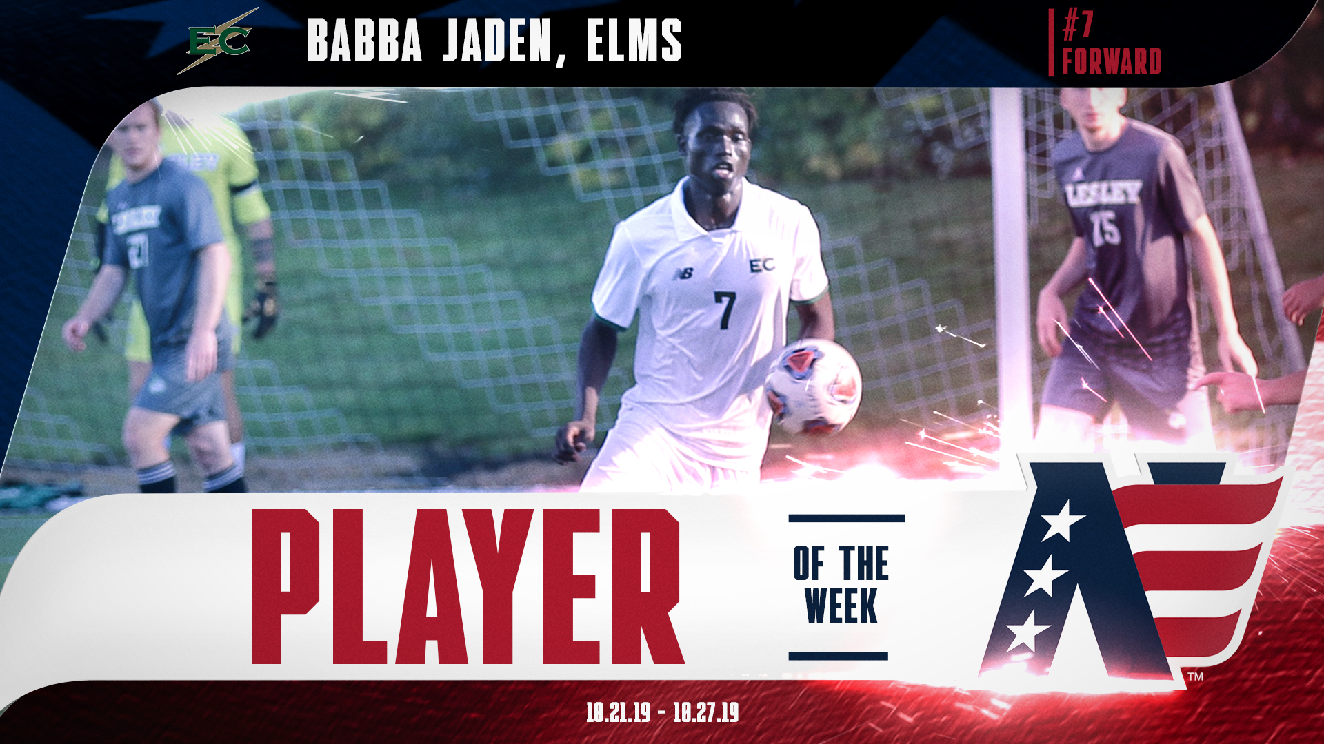 Jaden Picks Up NECC Player Of The Week Honors