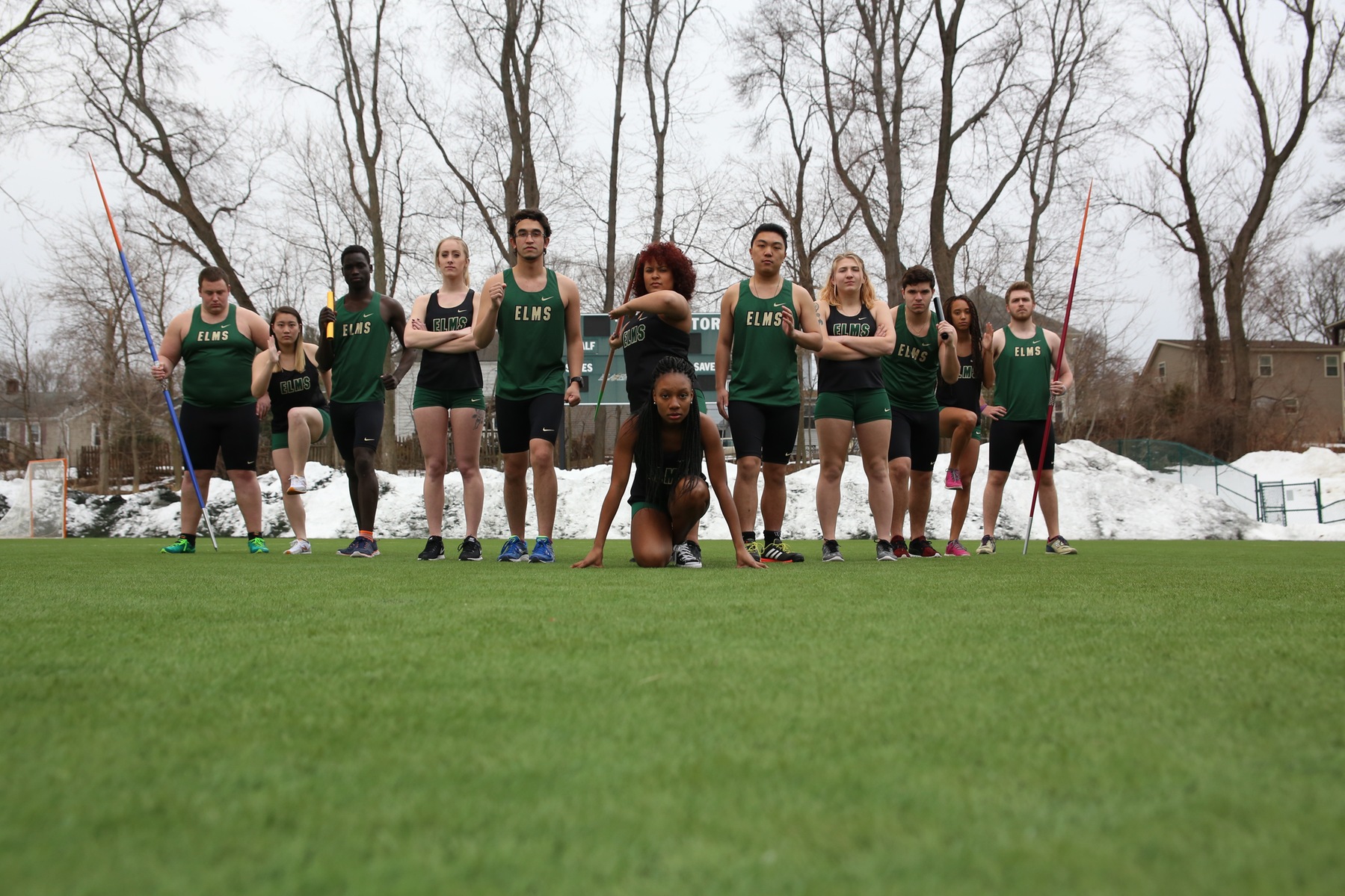 Track and Field Sets Eight School Records at Snowflake Classic
