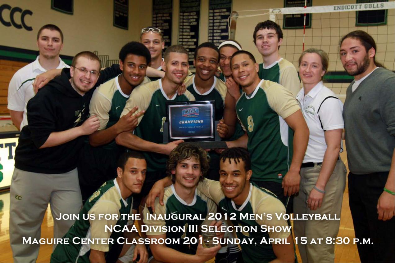 Join Us for the NCAA Division III Men's Volleyball Selection Show!