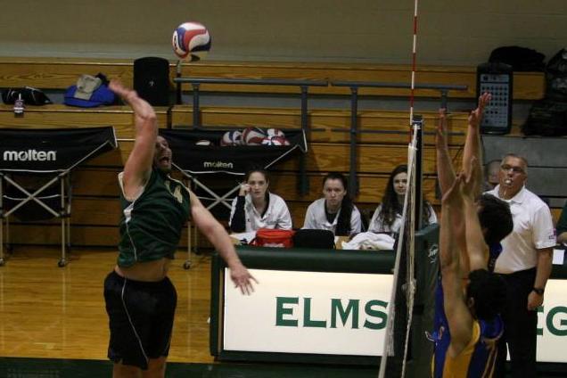 Men's Volleyball Wraps Season with Three-Set Sweep of Lesley