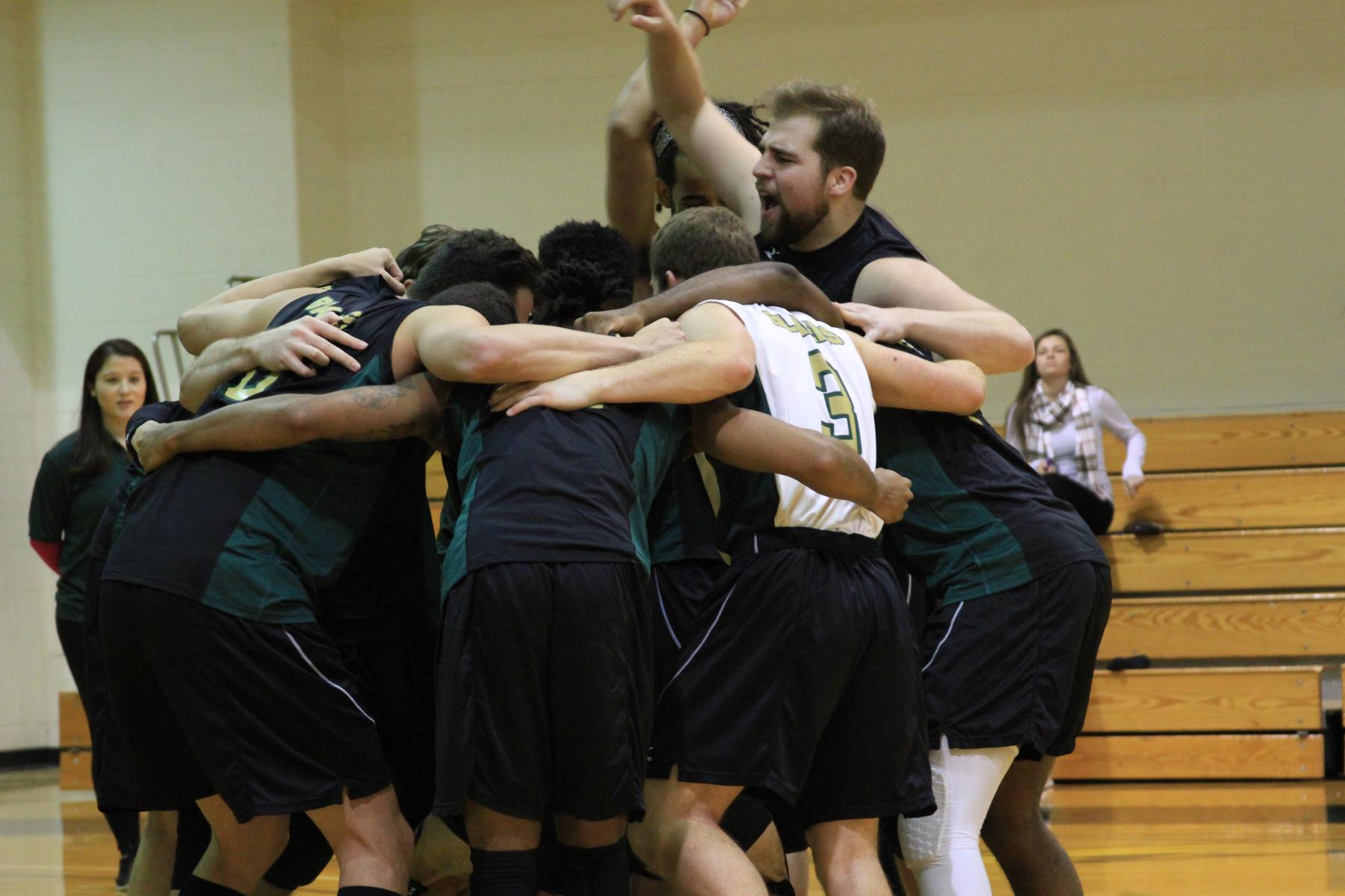 Men's Volleyball Wrap Regular Season With Sweep at Lesley
