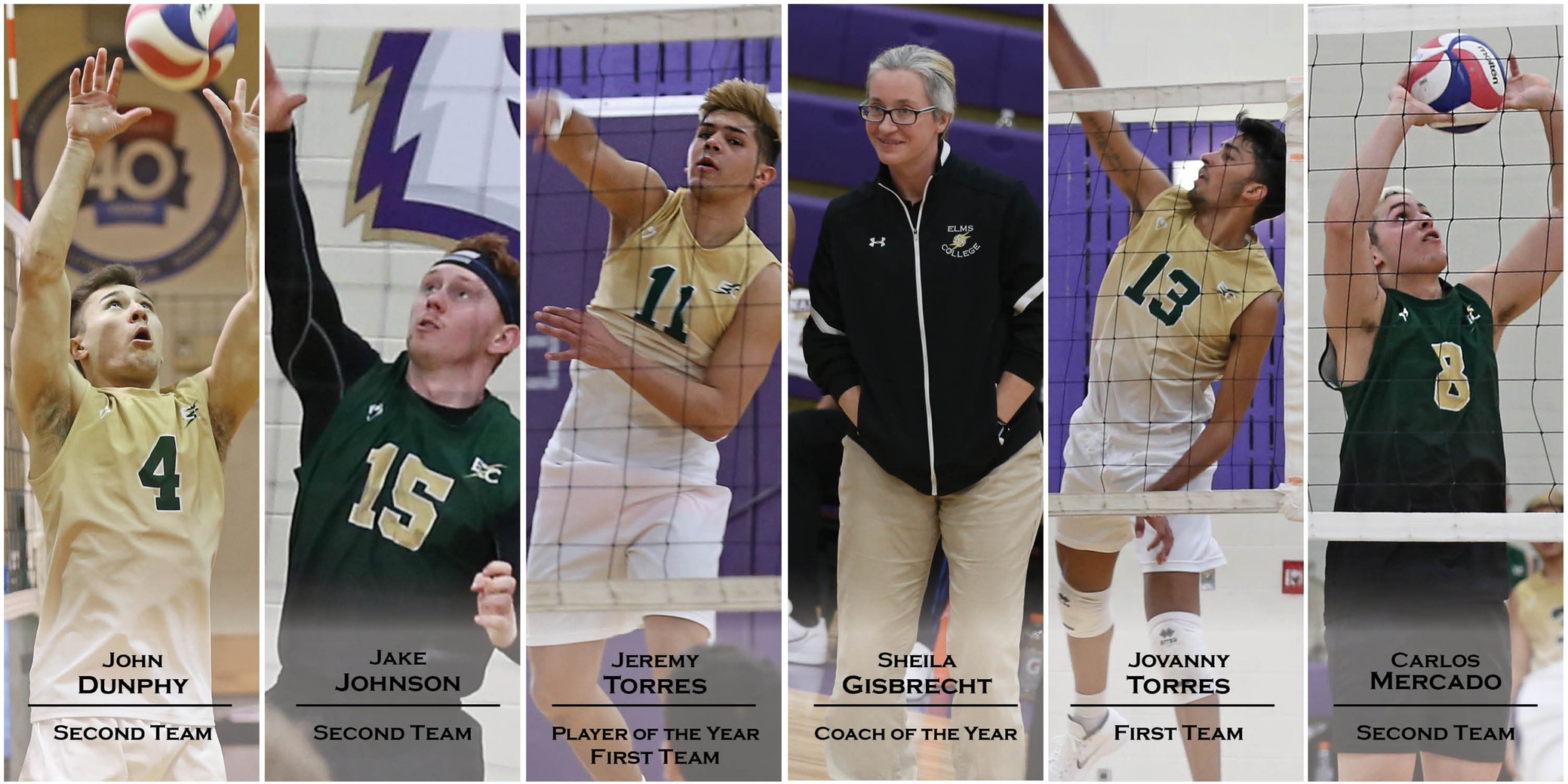 #5 Men’s Volleyball Has Six Selected To NECC All-Conference Team