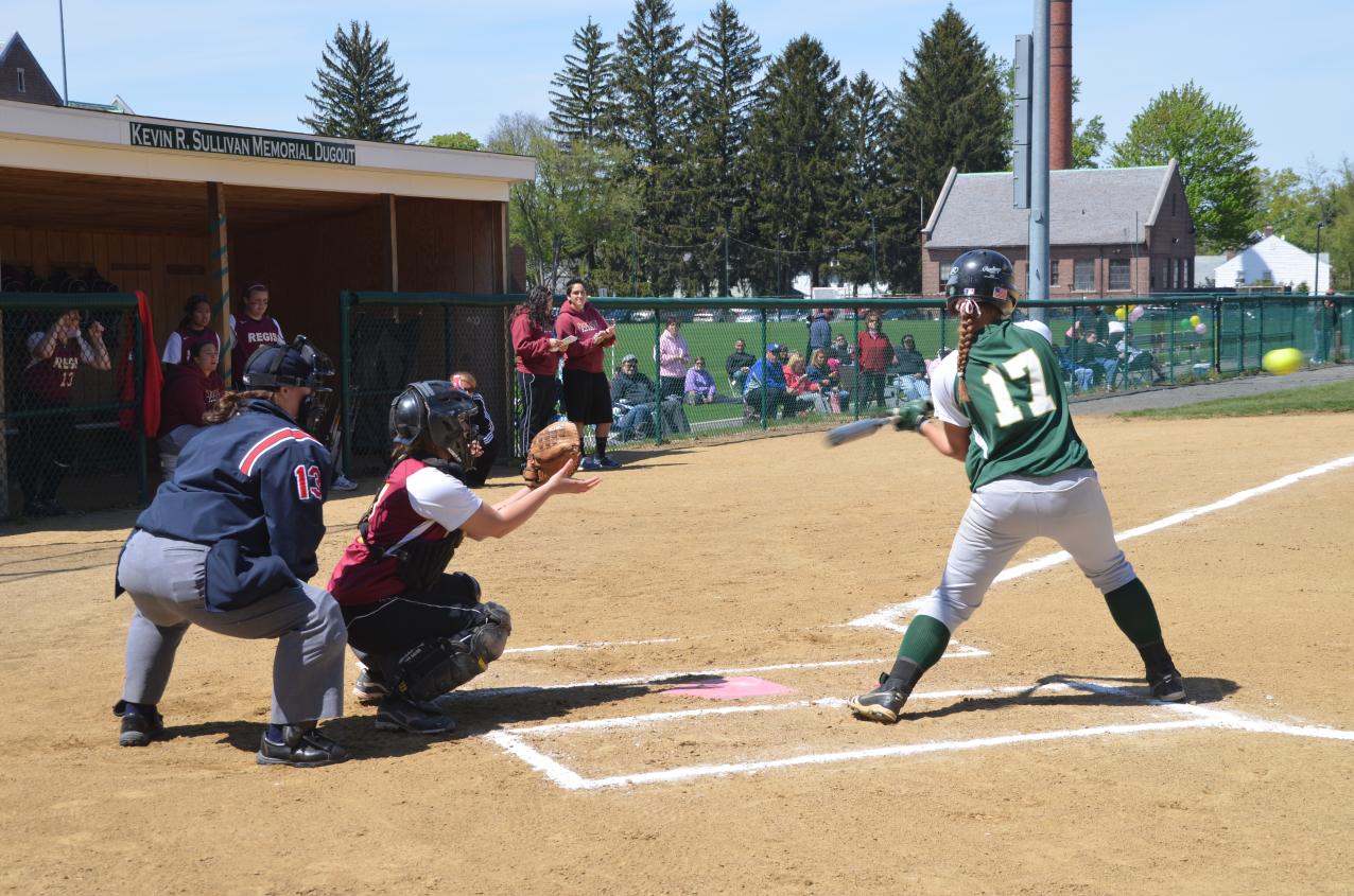 Softball Swept by Lesley University, 8-5 and 9-0
