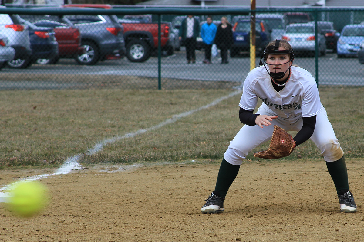 Elms Softball Drops Double-Header Against Lesley To Open NECC Play