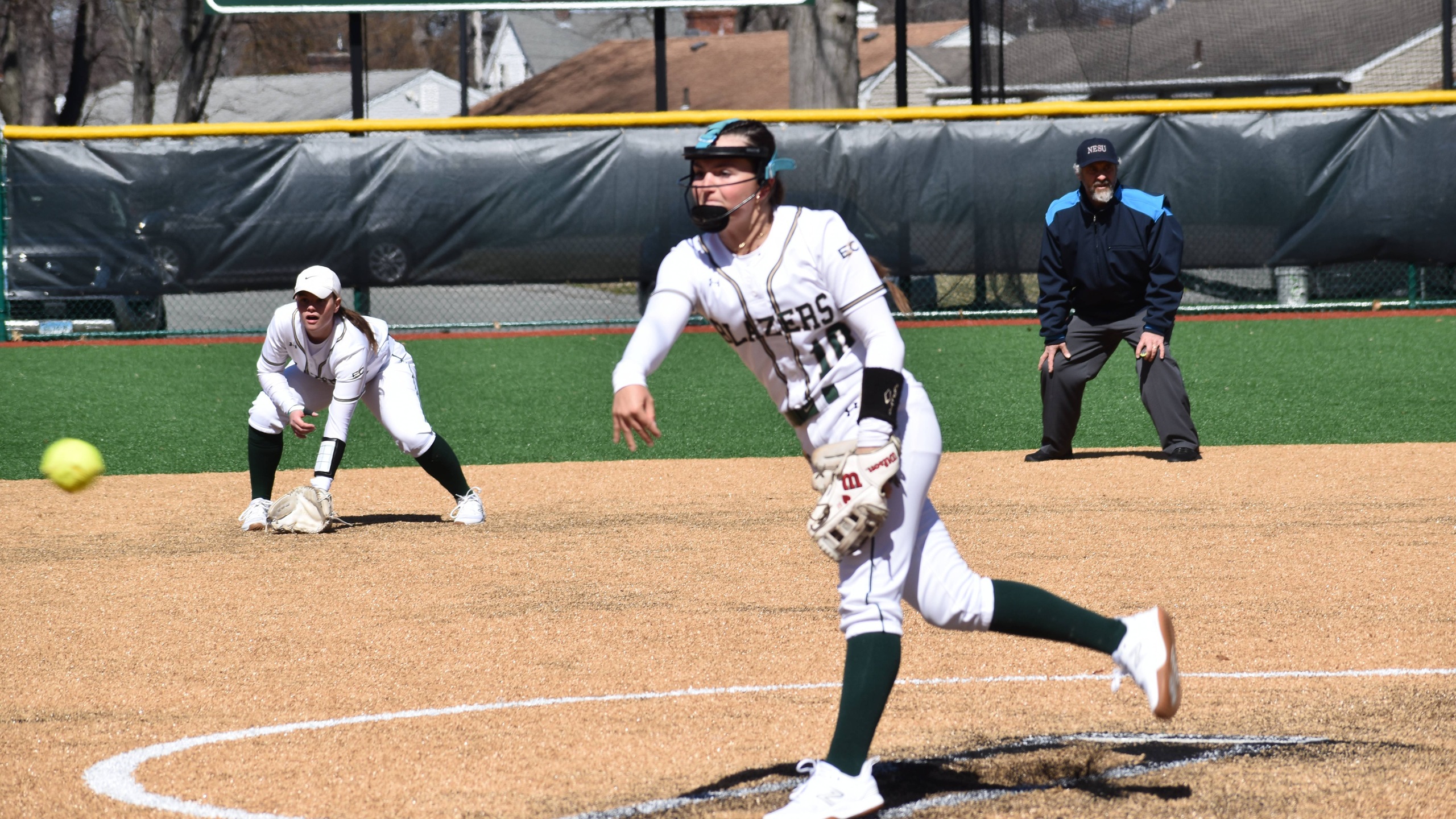 Bay Path Fringes Softball in Doubleheader