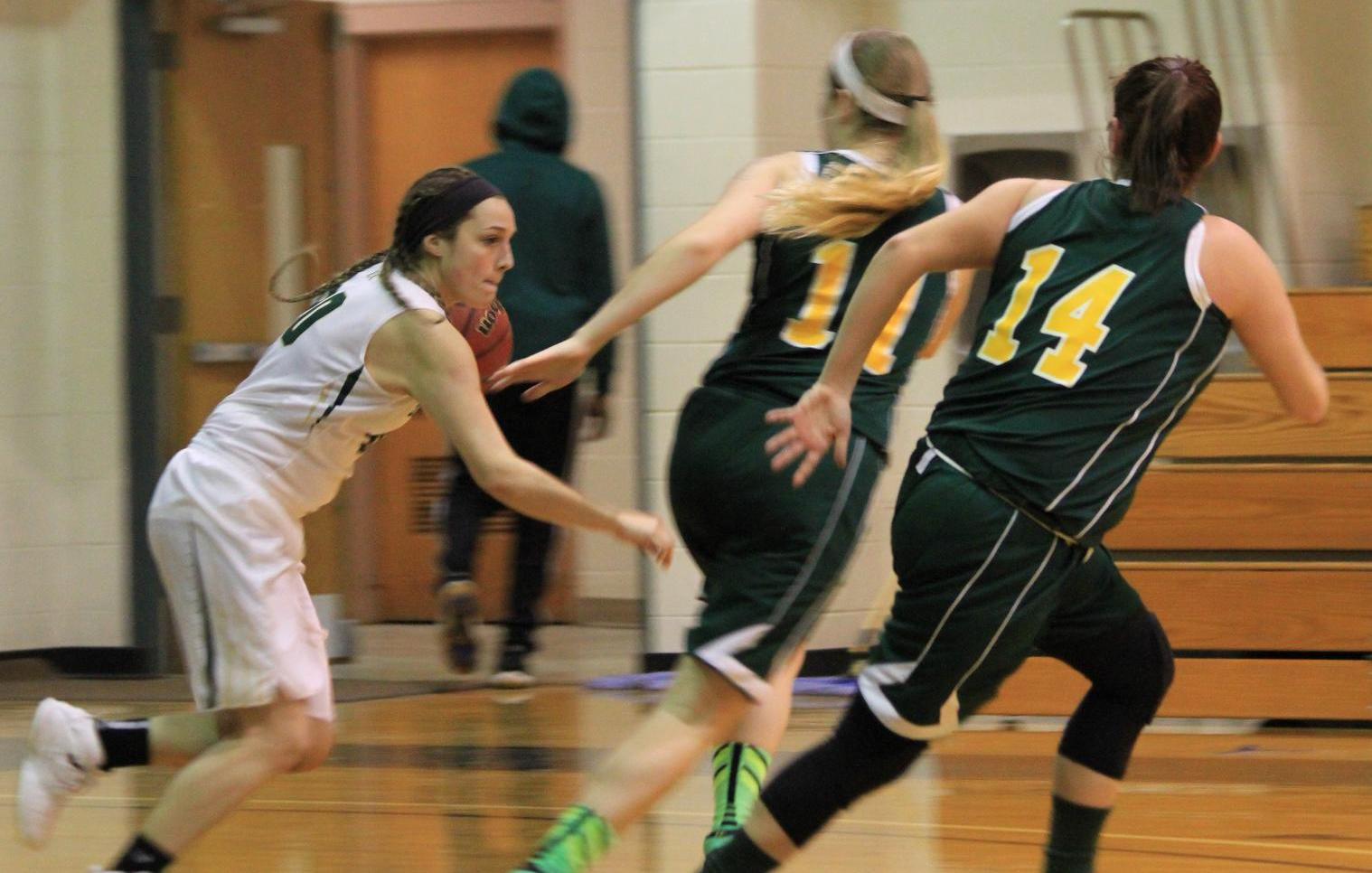 Women's Basketball Advances Past Southern Vermont to NECC Semifinals