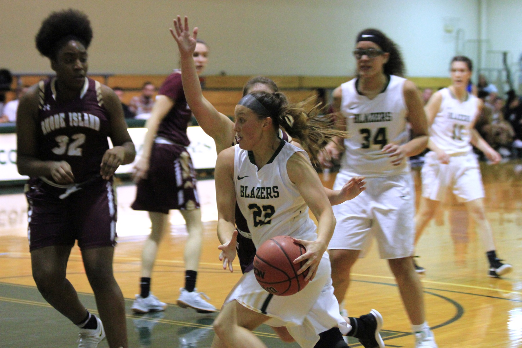 Peguero-Flores Scores Career-High 23 But Blazers Come Up Short At Lasell