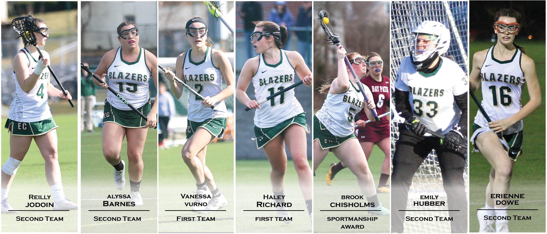 Women’s Lacrosse Places Seven On NECC All-Conference Team