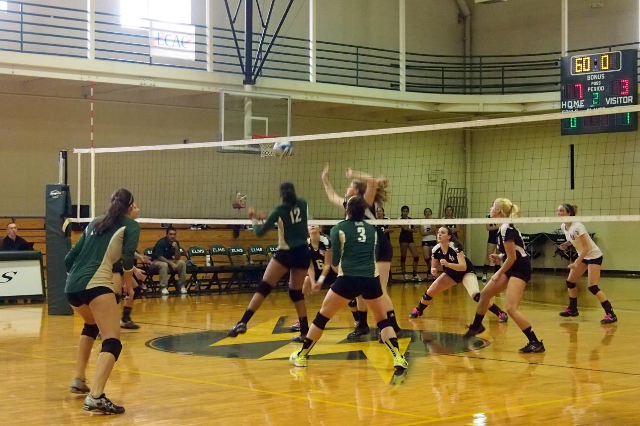 Women’s Volleyball Falls to Westfield State University, SUNY Cobleskill in Day One of Blazer Challenge
