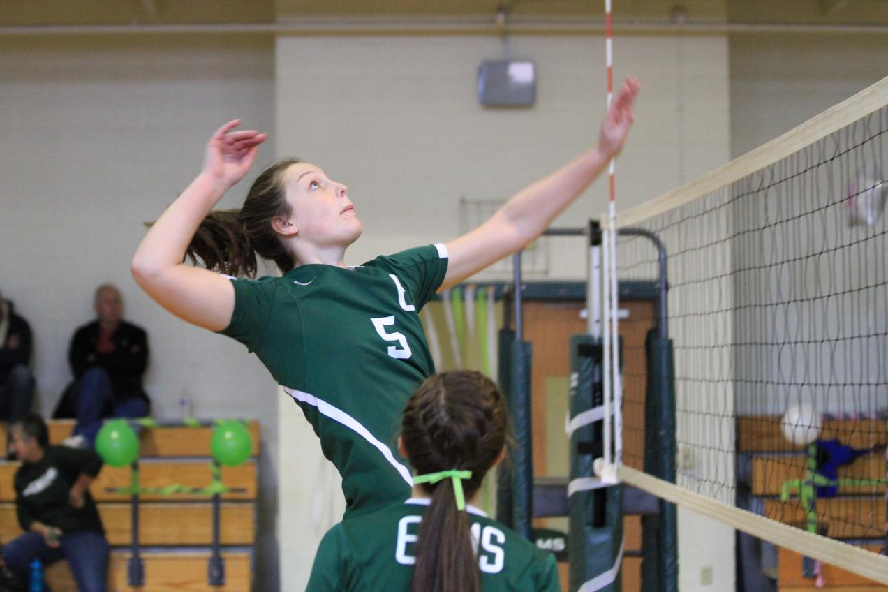 Women's Volleyball Set Career Marks in Five-Set Win at Eastern Nazarene