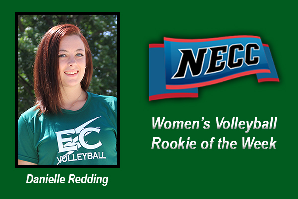 Redding Named NECC Rookie of the Week