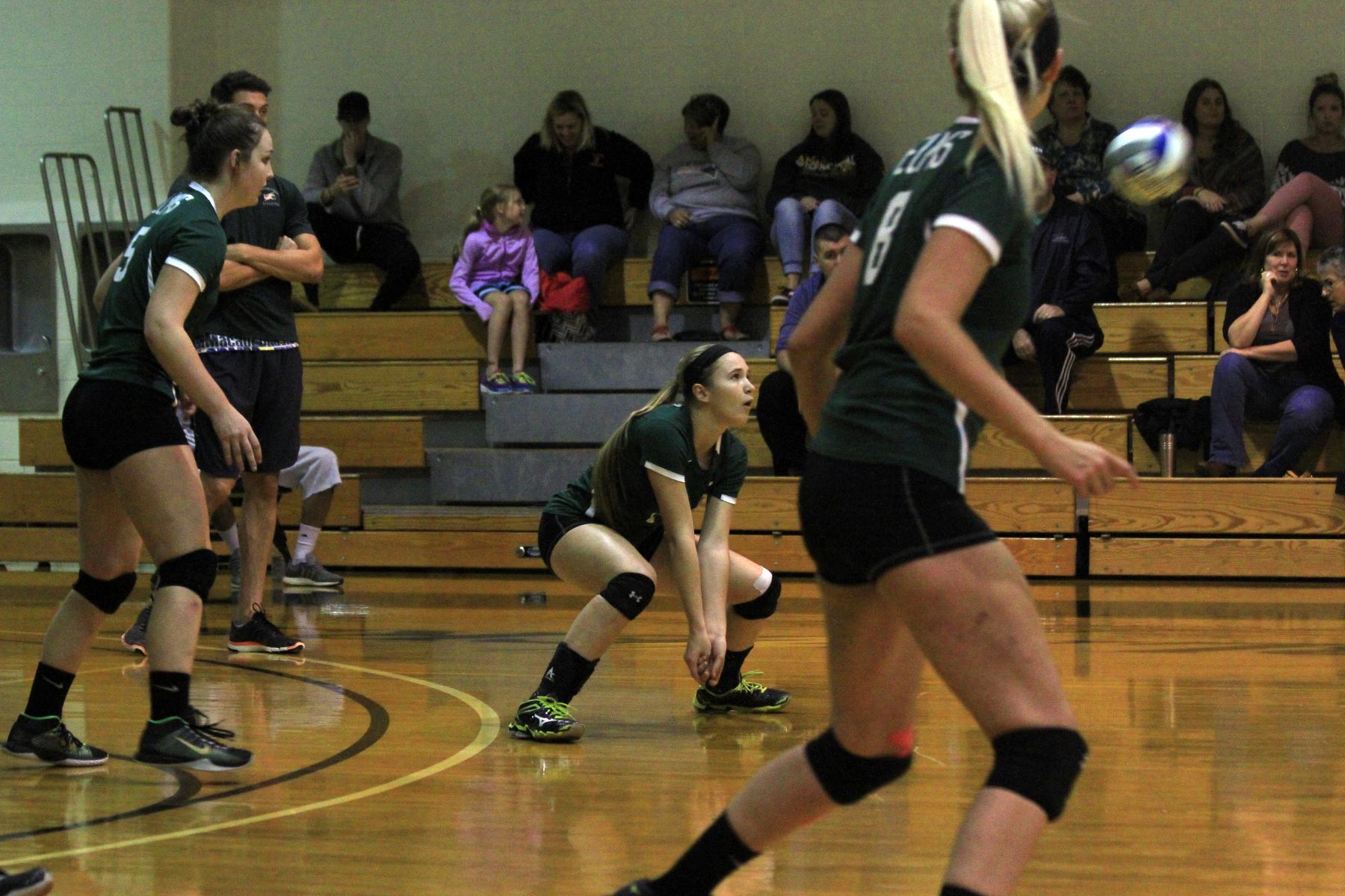Women's Volleyball Sinks Mitchell In Conference Opener