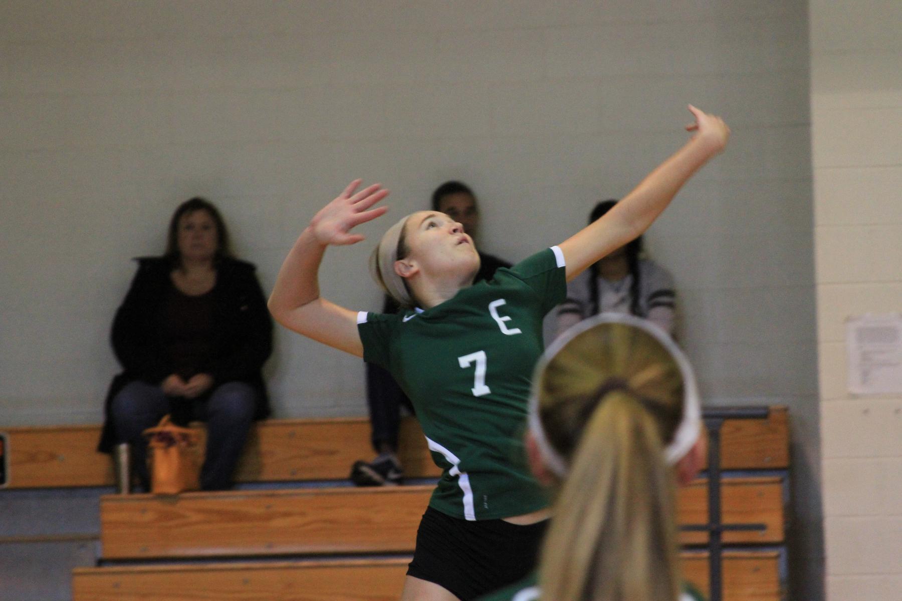 Women's Volleyball Downs Eastern Nazarene In Four Sets