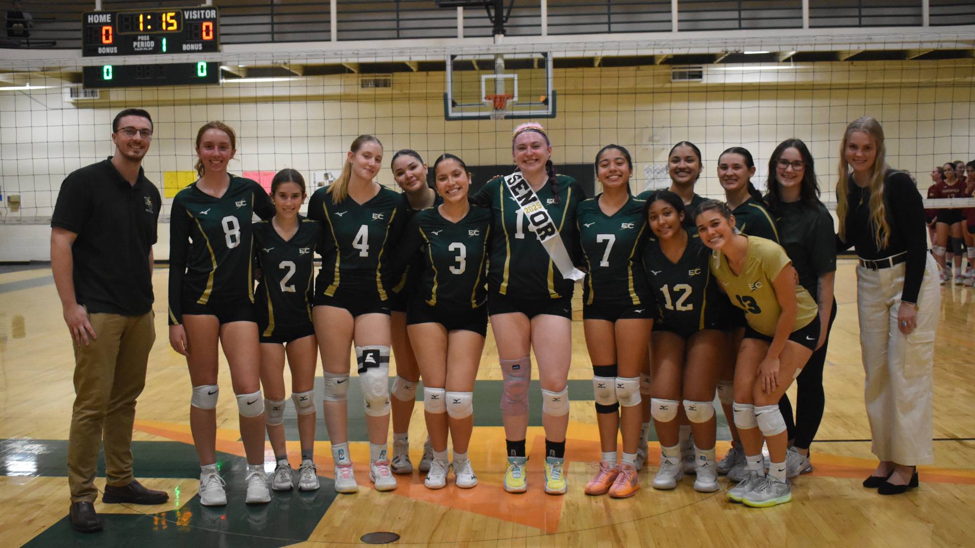 Cadets Surrender to Women's Volleyball on Senior Night