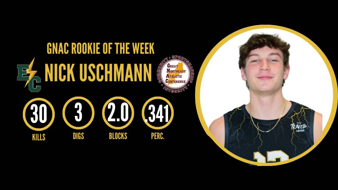 Uschmann Named Rookie of the Week for Second Time This Season