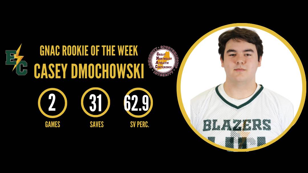 Dmochowski Named GNAC Goalie of the Week for the Second Time This Season