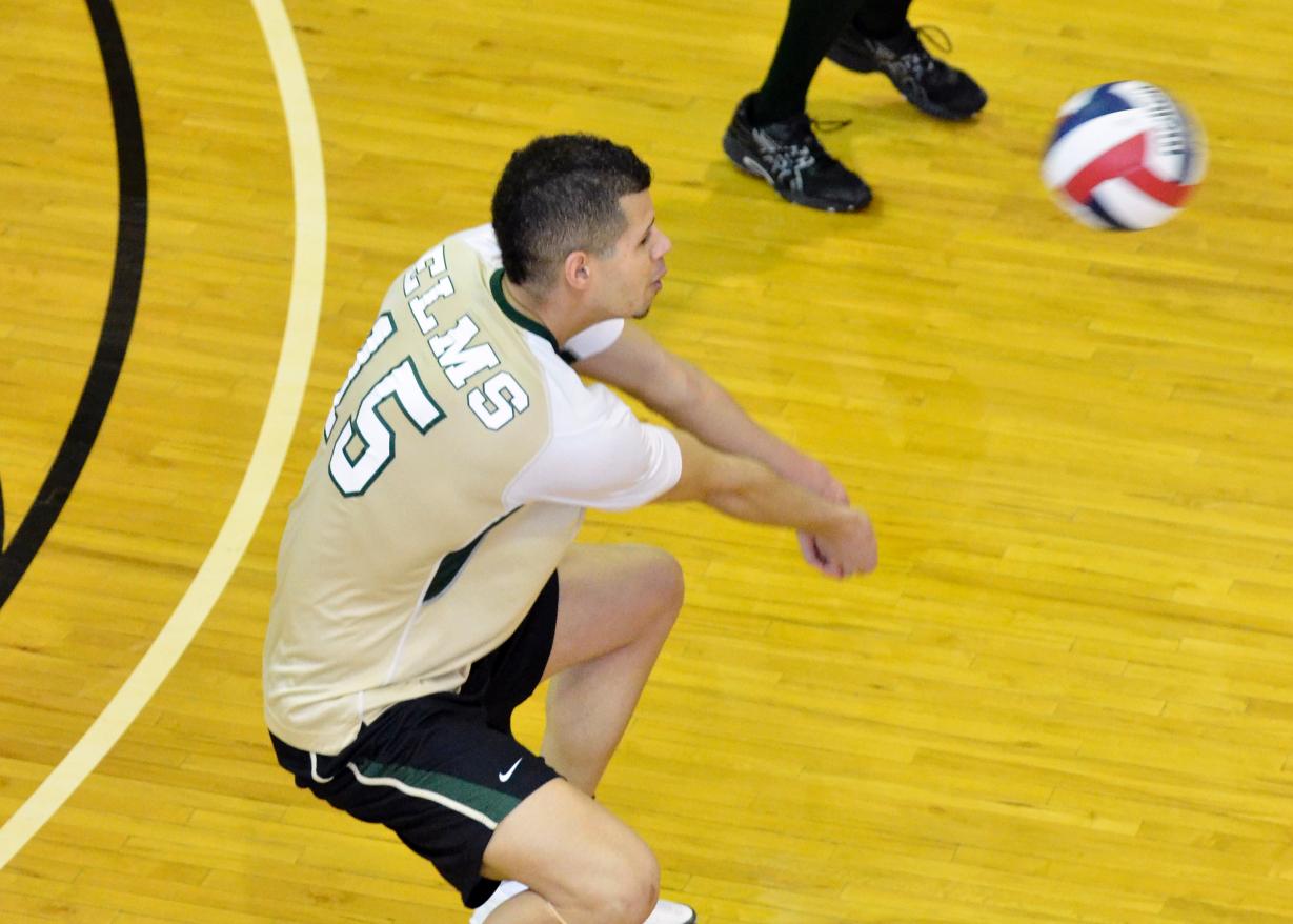 Men's Volleyball Sweeps by Lesley University, 3-0