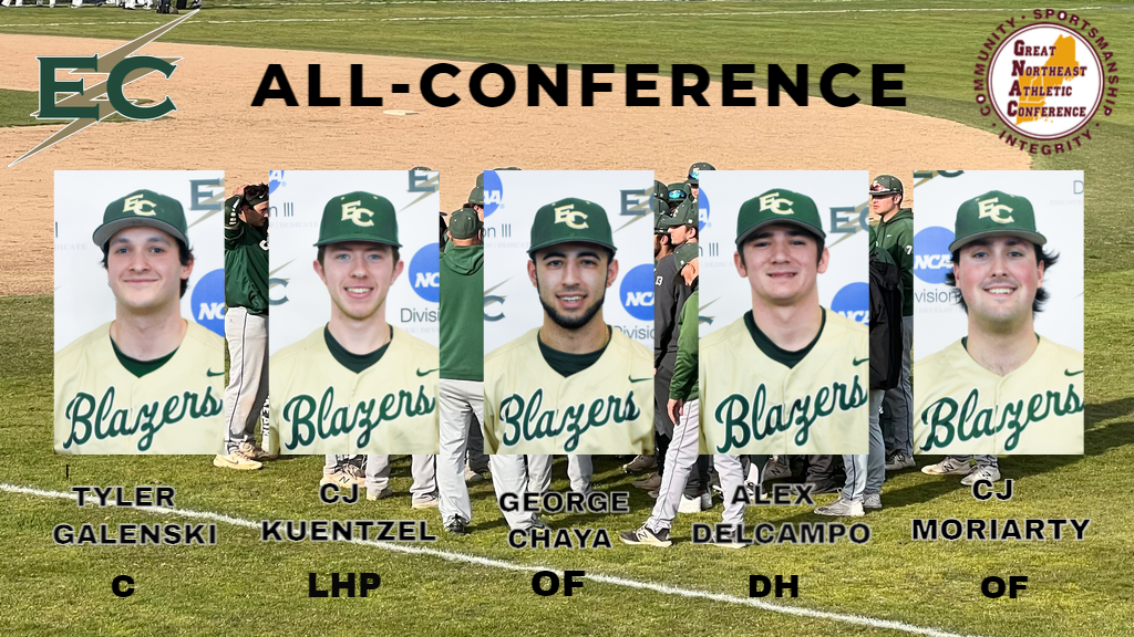 Five Blazers Named on GNAC All-Conference Baseball Teams