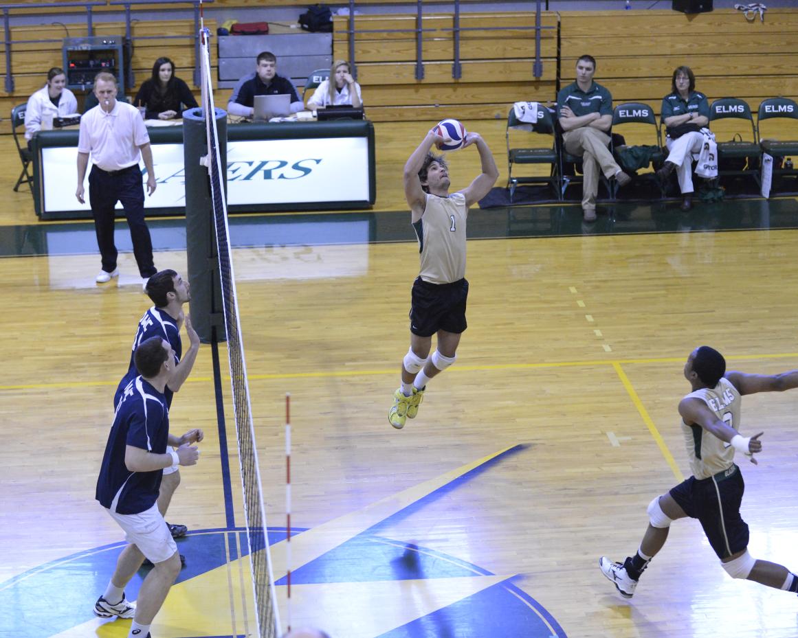Men’s Volleyball Falls to No. 1 Springfield College, 3-0