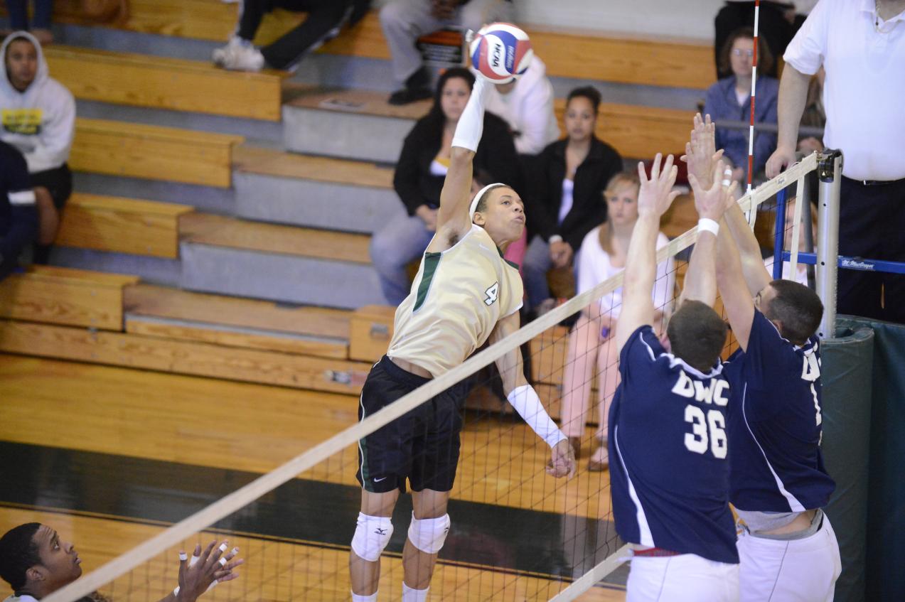 Men’s Volleyball Battles Past Lasell College, 3-1